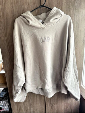 Gap Logo Hoodie Gray XXL